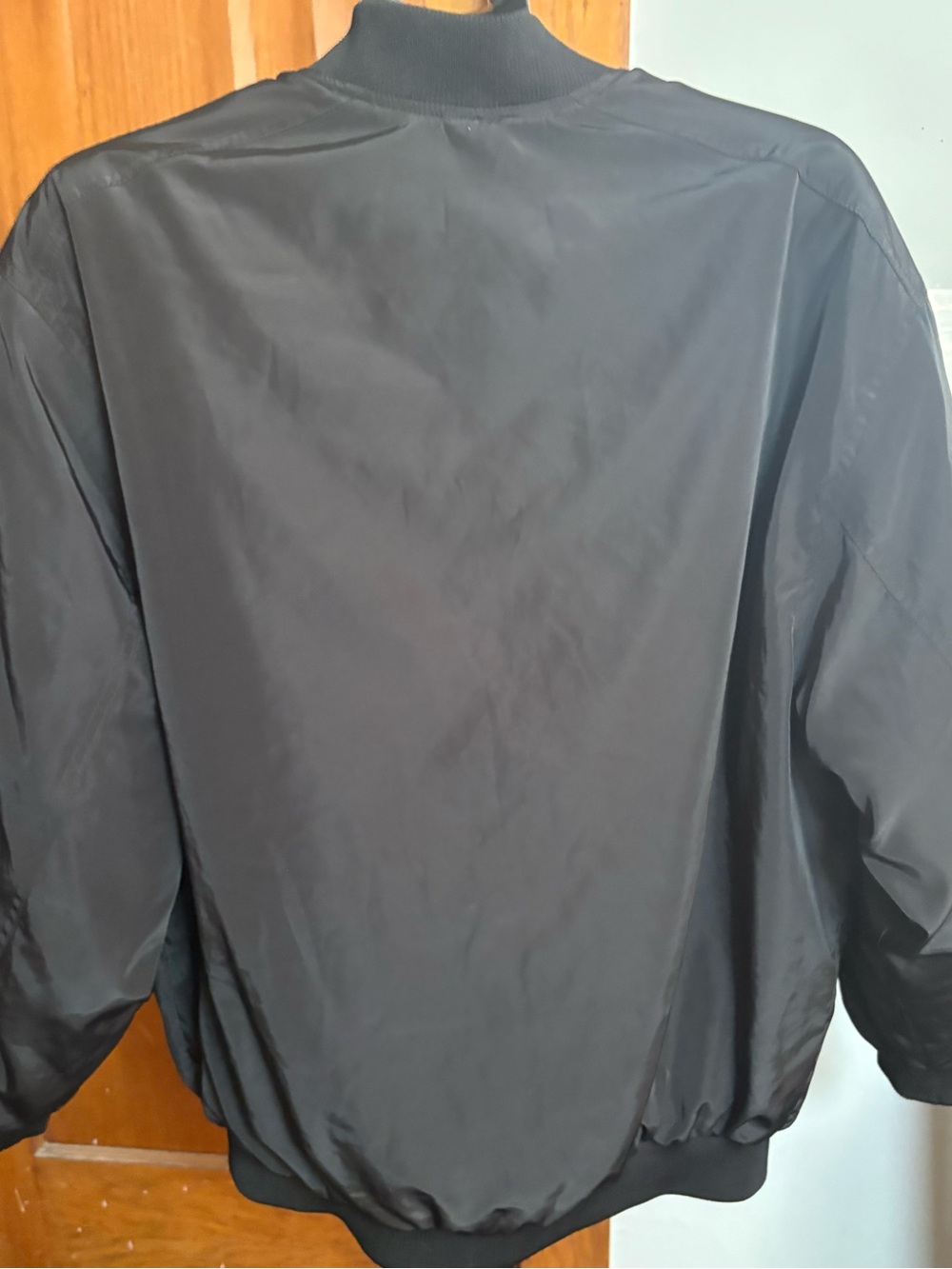 H&M Black and Orange 'RACE' Graphic Bomber Jacket - Picture 4 of 7